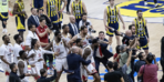 EuroLeague'de olaylı gece!  Maç sonunda kaos yaşandı ve polis müdahale etti