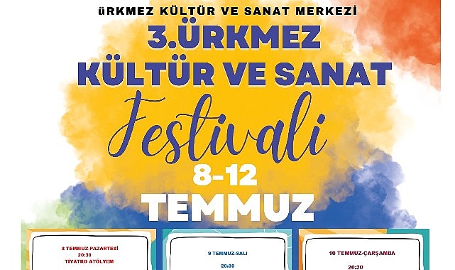 Ürkmez Kültür ve Sanat Festivali başlıyor – KÜLTÜR VE SANAT