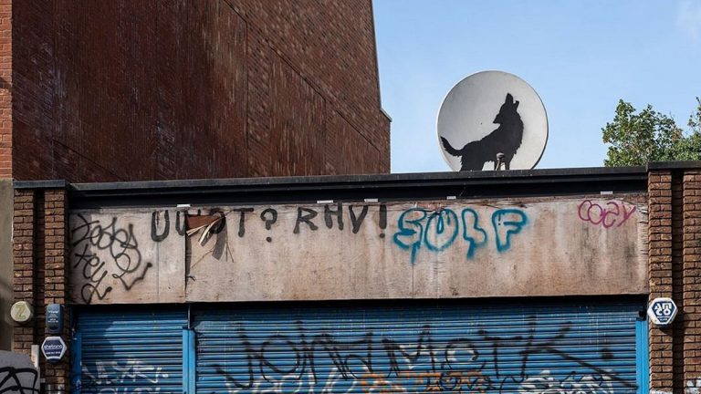 Banksy’nin hayvan temalı serisinin dördüncü eseri Londra’da birkaç saat içinde çalındı