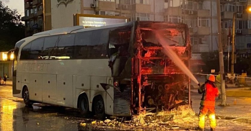 Beşiktaş’ta yolcu otobüsünde yangın çıktı! – Türkiye’den son dakika haberleri