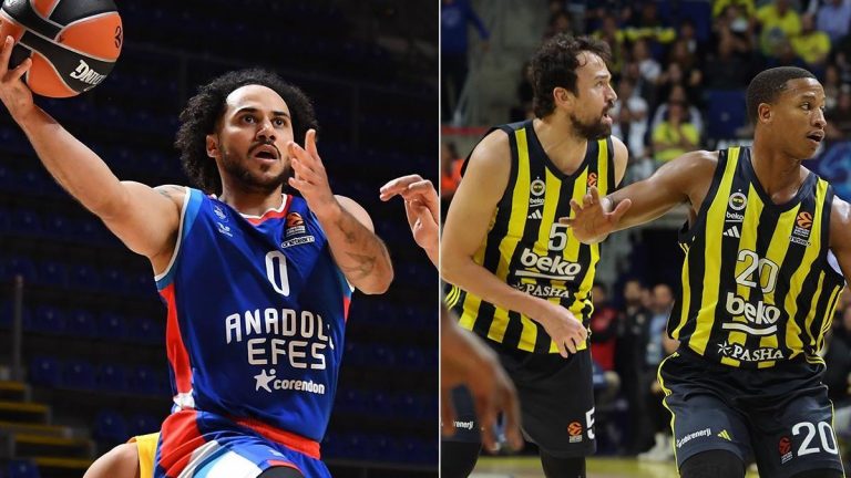 Anadolu Efes ve F.Bahçe Beko geceyi mağlubiyetle noktaladı…