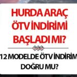 Hurda Teşvik Son Dakika: Şubat ayında yayınlanan hurda aracı için görevden muafiyet olacak mı? SCT olmadan otomotiv yasası Büyük Ulusal Türk Meclisi’nden geçti mi?