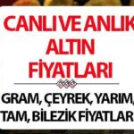 Altın fiyatları 4 Mayıs’ta canlı, canlı ve anında | Altın düşecek mi yoksa kalkacak mı? Mahallenin fiyatları ve altın gramların maliyeti bugün ne kadar?