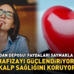 Antioksidan koruma! Her şeyi içerir: Omega-3 yağ asitleri, E, C ve K vitaminleri! Hafızayı güçlendirir, kalp sağlığını korur
