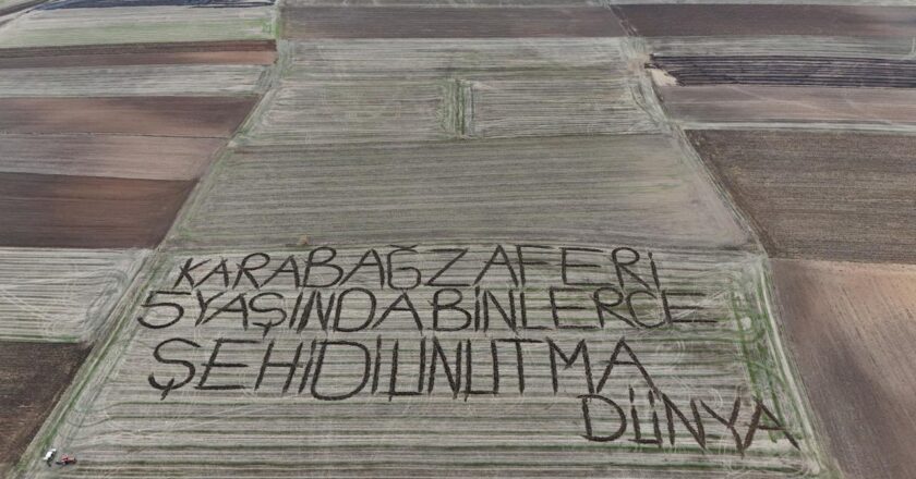 Kırklareli çiftçisinden Karabağ zafer mesajı