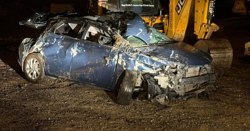 Erzurum’da meydana gelen trafik kazasında 3 kişi yaralandı